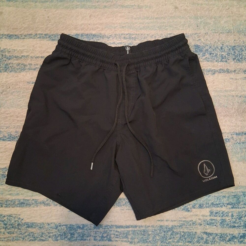 Volcom Stone Mens Board Shorts Swim Trunks Black